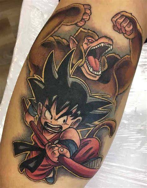 Kid Goku Tattoos Gokutattoo Dragonballtattoo Dbz Z Tattoo Dragon