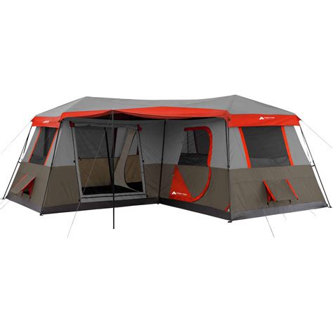 Check spelling or type a new query. Ozark Trail 12 Person 3 Room L-Shaped Instant Cabin Tent ...