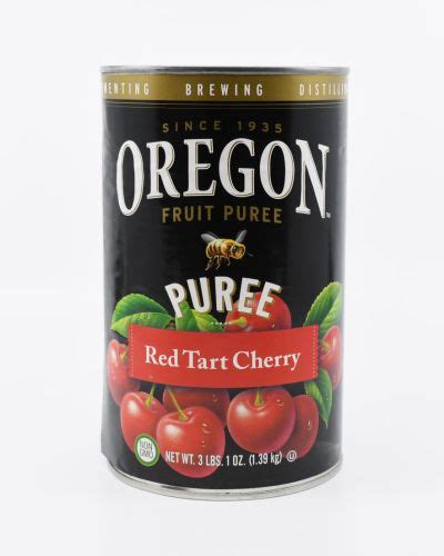 Red Tart Cherry Puree 49 Oz Oregon Fruit Puree Jons Homebrew