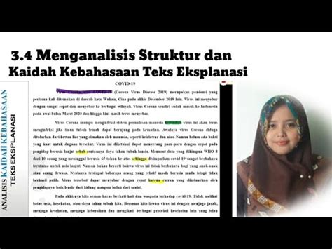 Menganalisis Struktur Dan Kaidah Kebahasaan Teks Eksplanasi Sma