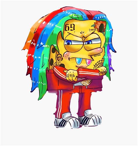 The female cartoon characters on this list. Tekashi 69 Cartoon Drawing, HD Png Download - kindpng