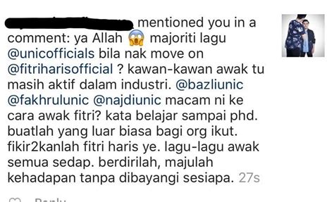 Unic ialah sebuah kumpulan nasyid malaysia. Isu Berang Fitri Haris Jadi Klon UNIC, Netizen Kecewa ...