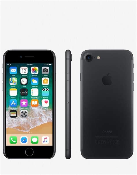 Buy Apple Iphone 7 128gb Metta Black Online ₹17990 From Shopclues