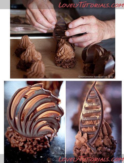 49 Dessert Garnishes Ideas Chocolate Garnishes Cupcake Cakes