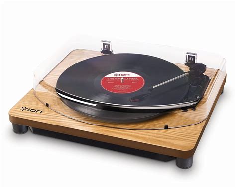 Ion Audio Classic LP Wood Vinyl Record Player And USB Conversion Turntable With Conversion