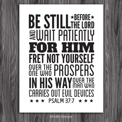 Be Still Psalm 377 8x10in Diy Printable Christian Poster Etsy