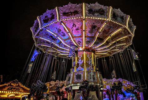 Free Images Carnival Amusement Park Carousel Float Colorful Leisure Illuminated Lights