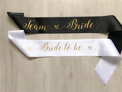 Team Bride Hen Party Sash Ideal For Your Hen Do Shop Online Today
