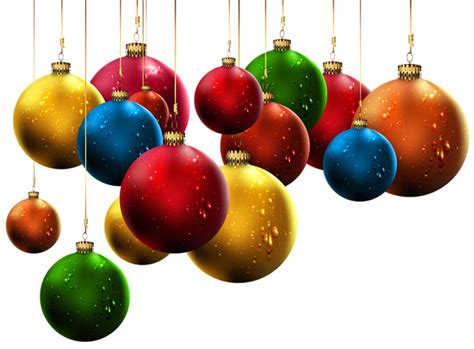Hanging Christmas Balls PNG Clip-Art Image | Christmas balls, Christmas ornaments, Christmas clipart