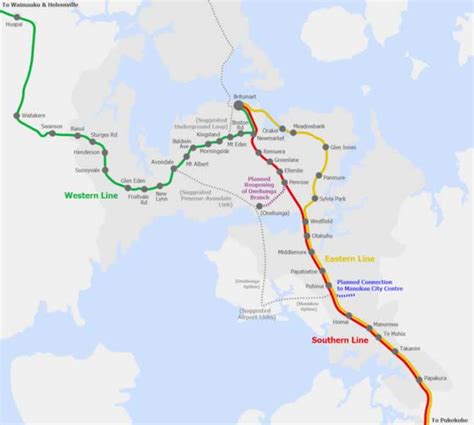 Aucklands Rail System Thinking Long Term Greater Auckland