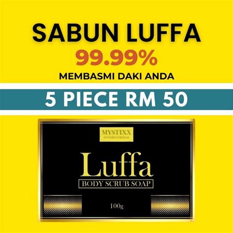 Sabun Luffa Soap Body Scrub Original Kotak Shopee Malaysia