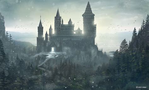 Artstation Winter Is Coming Borisut Chamnan Fantasy Town Fantasy