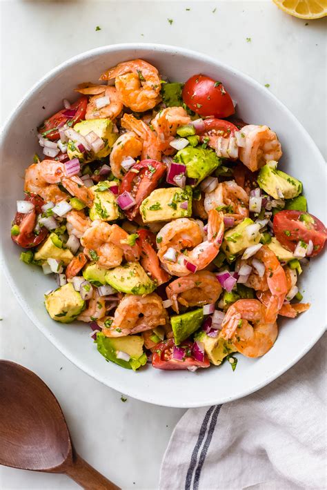 Thai shrimp salad with peanut dressing will cook for smiles. Spicy Mexican Shrimp Salad Recipe - Little Spice Jar