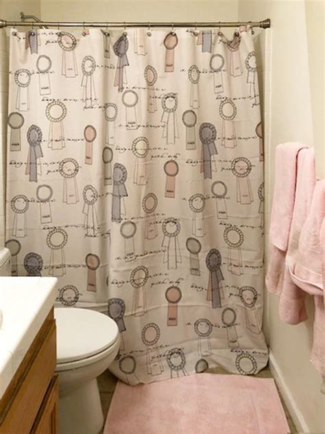 Personalize any bathroom with our wide variety of products here. Horse Show Ribbons Equestrian Themed Shower Curtain ...
