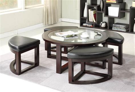 Shop for coffee table with stools online at target. Round Coffee Table With Seats Underneath | Roy Home Design