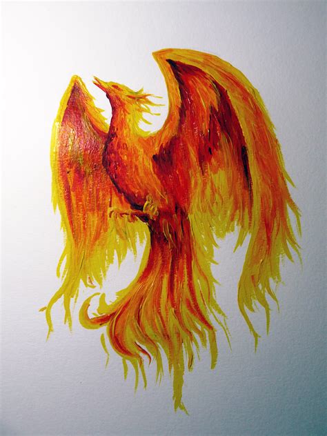 Phoenix Watercolor Painting At Getdrawings Free Download