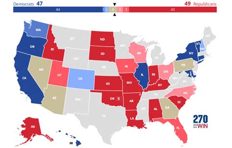 2022 Senate Election Forecast Maps 270towin