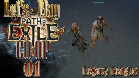 Lets Play Path Of Exile Coop Ep 01 The Templar And The Scion Noobs
