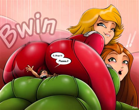 Rule 34 Ass On Face Big Ass Bodysuit Clover Totally Spies Facesitting Female Giantess Male