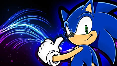 Sonic The Hedgehog In Blue Lightning Background HD Sonic Wallpapers HD Wallpapers ID