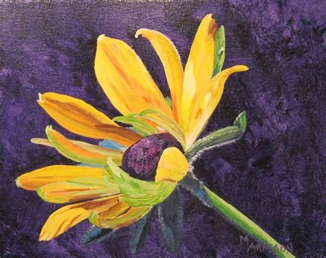 Daily Painters Of Colorado Lifes Pleasures Flower Painting By Colorado Artist Mary Arneson