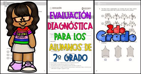 EvaluaciÓn DiagnÓstica Para Los Alumnos De 2º Grado Imagenes Educativas