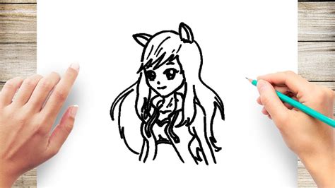 How To Draw Anime Aphmau Youtube