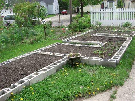Happy Home Build Your Own Concrete Block Raised Beds