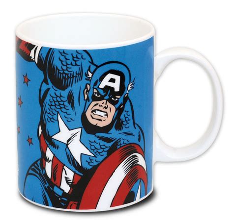 captain america classic ceramic mug