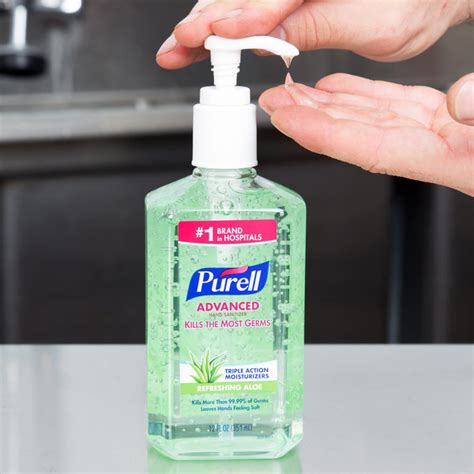 Purell® 3639 12 Advanced With Aloe 12 Oz Gel Instant Hand Sanitizer