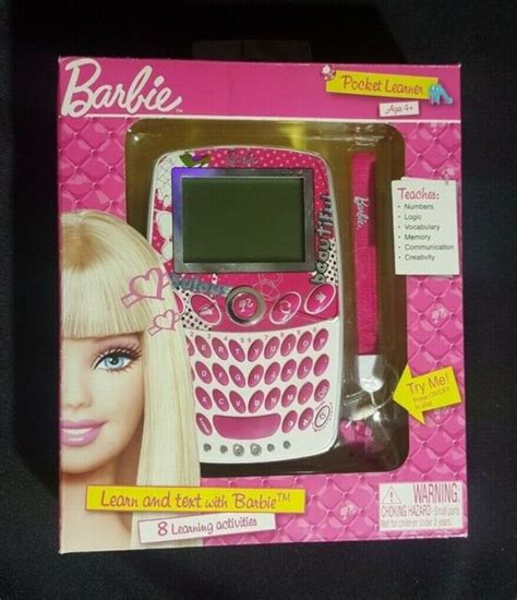 Barbie Pocket Little Learner Electronic Handheld Learn And Text Oregon