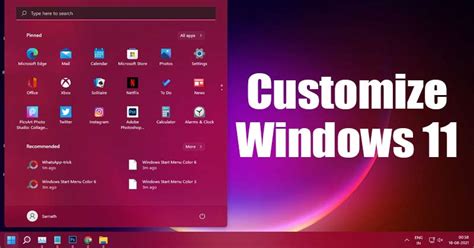 How To Customize Start Menu In Windows 11 Vrogue