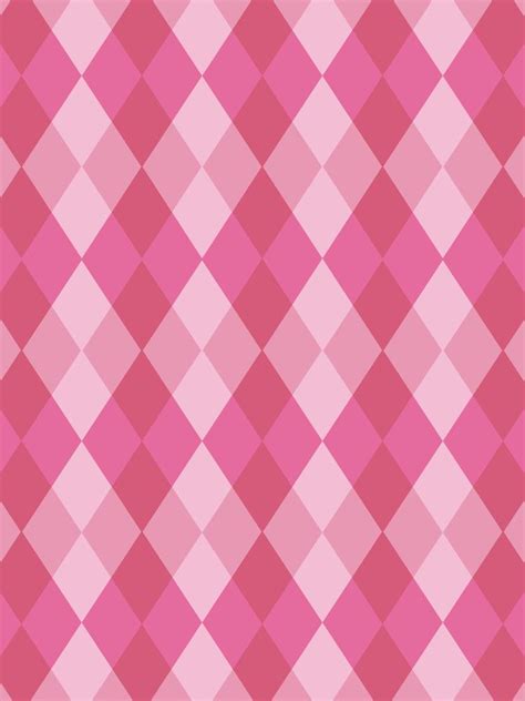Pink aesthetic art painting palette. Pink Argyle Art Print by fairandbright - X-Small in 2020 ...