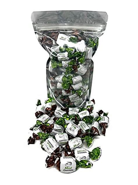 Chocolate Filled Mints 1 Lbs Refreshing After Dinner Mint Hard