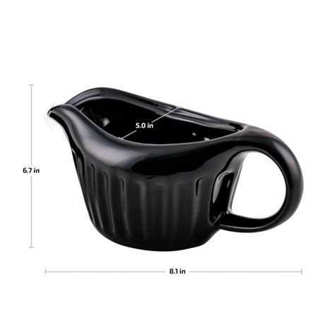 Ovente Electric Gravy Boat Warmer With 135 Oz Serving Ceramic Pot