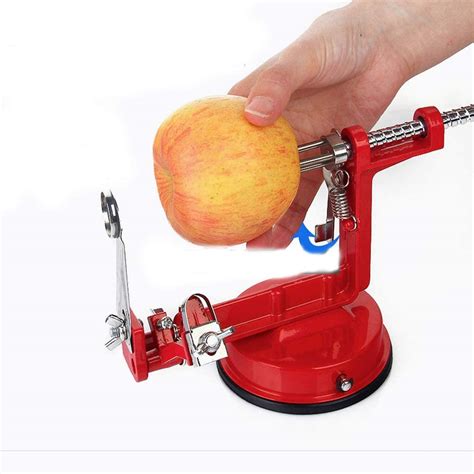 Stainless Steel Apple Peeler Slicer And Corer Strong Suction Base