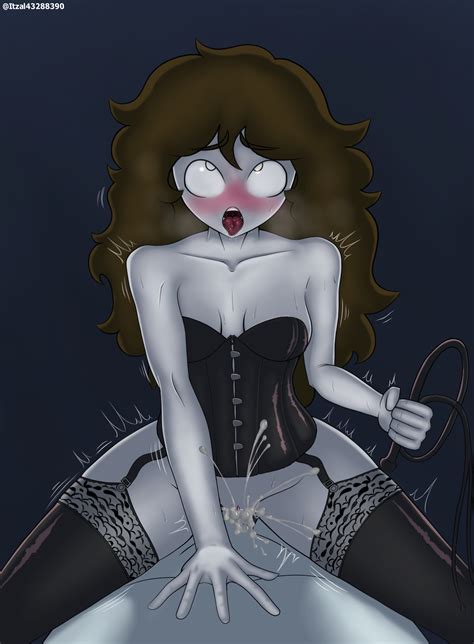 Rule 34 Ahe Gao Brown Hair Corset Cowgirl Position Cum In Pussy Dominatrix Femdom Folklore