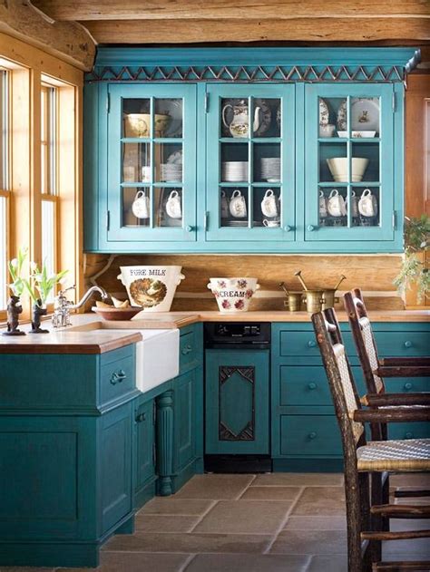 But, for the sake of this article, let's just say those deep teal cabinets (a custom paint mix by the designer) are nearing the top of my list. Pin by Vanessa Wilson on Mi Casa | Blue kitchen designs ...