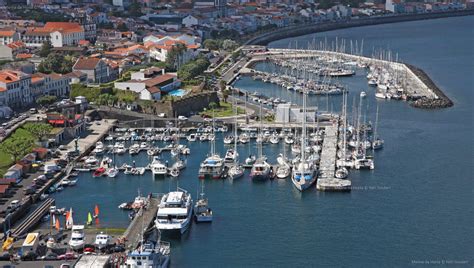 Marina Da Horta Ilha Do Faial Galeria De Arte Em Céu Aberto