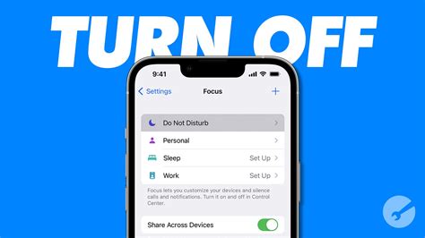 How To Turn Off Do Not Disturb On Iphone 14 Appletoolbox