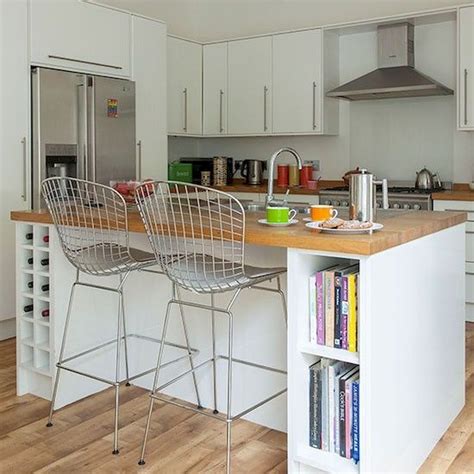 Puzzling over organizing a breakfast bar or a tiny meal space? 50 Minimalist Bar Stool Ideas for Small Kitchen Bar ...