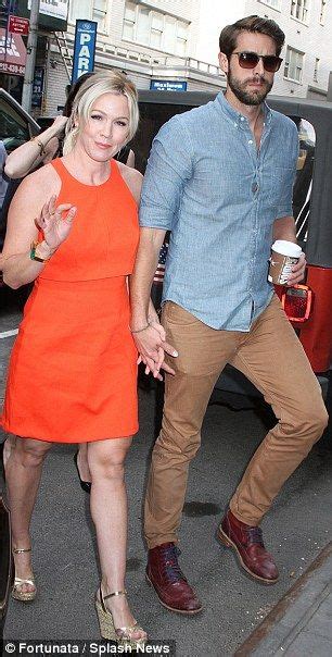 Jennie Garth And David Abrams Hold Hands As They At Good Day New York