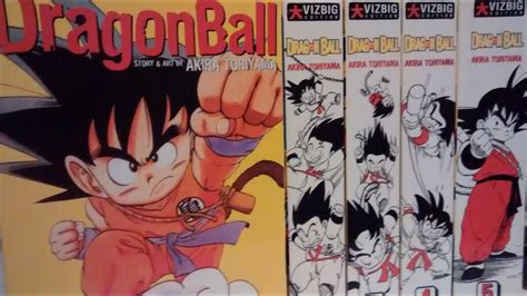 Dragon Ball Manga Unboxing Akira Toriyama Vizbig Youtube