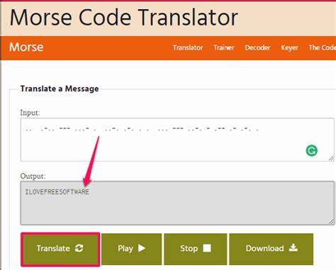 The text converted to morse code can be heard to train your hearing and is accompanied by the printing on your screen letter by letter in full sync with we provide our users with an efficient internet morse code decoder, with the ability to decode any text in morse code written with the following. 5 Free Morse Code Decoder Websites to Translate Morse Code ...