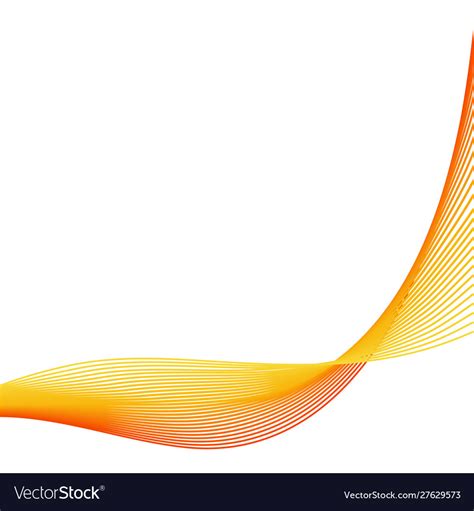 Orange Wave Background