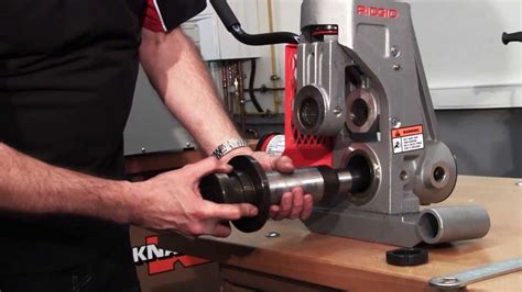 Ridgid How To Change Rollers 918 Roll Groover Youtube
