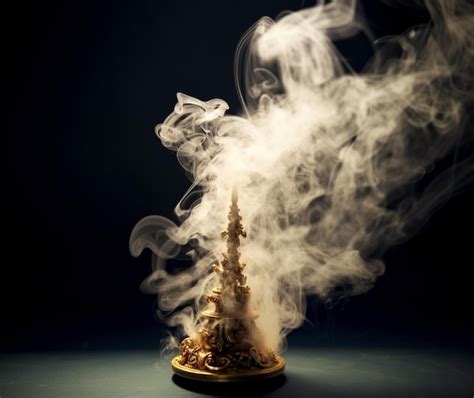 Premium Ai Image Incense Smoke Wafting Through The Air