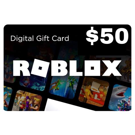 Roblox 50 Credit T Card