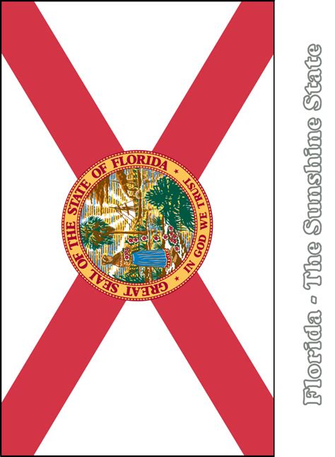 Printable Florida State Flag Printable World Holiday