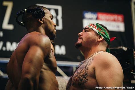 Anthony Joshua Vs Andy Ruiz Weigh In Results Latest Boxing News